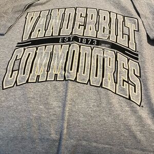Vanderbilt University Tee Shirt and Cap. Both are new and officially licensed,